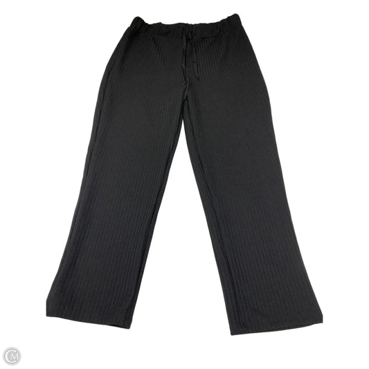 Pants Lounge By Clothes Mentor In Black, Size: 1x