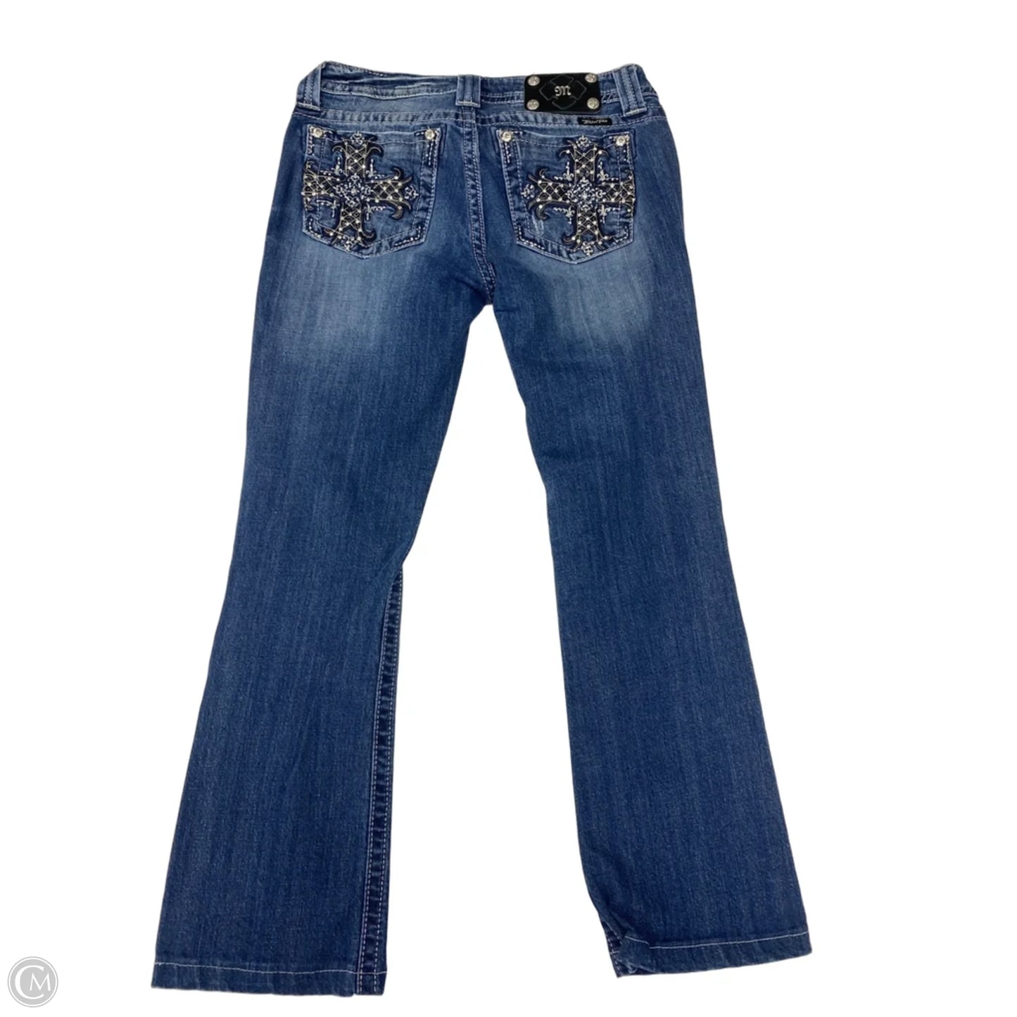 Jeans Boot Cut By Miss Me In Blue, Size: 8