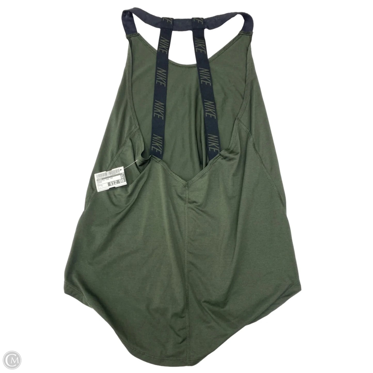 Athletic Tank Top By Nike In Green, Size: S