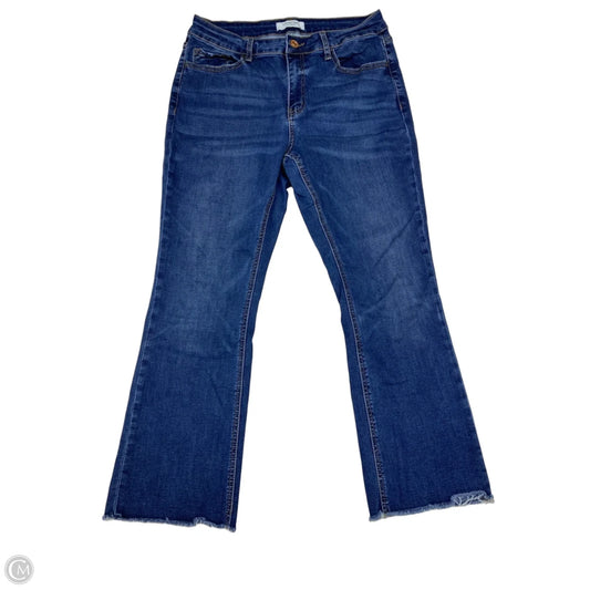 Jeans Straight By Vervet In Blue, Size: 14