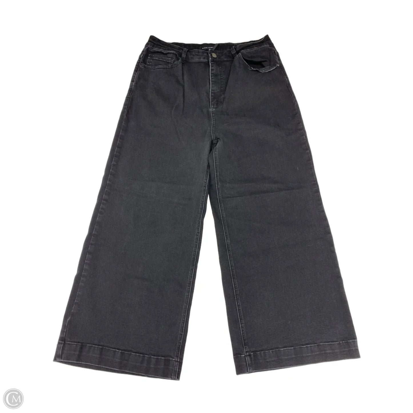 Jeans Wide Leg By Clothes Mentor In Black, Size: 1x