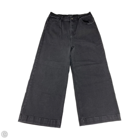 Jeans Wide Leg By Clothes Mentor In Black, Size: 1x