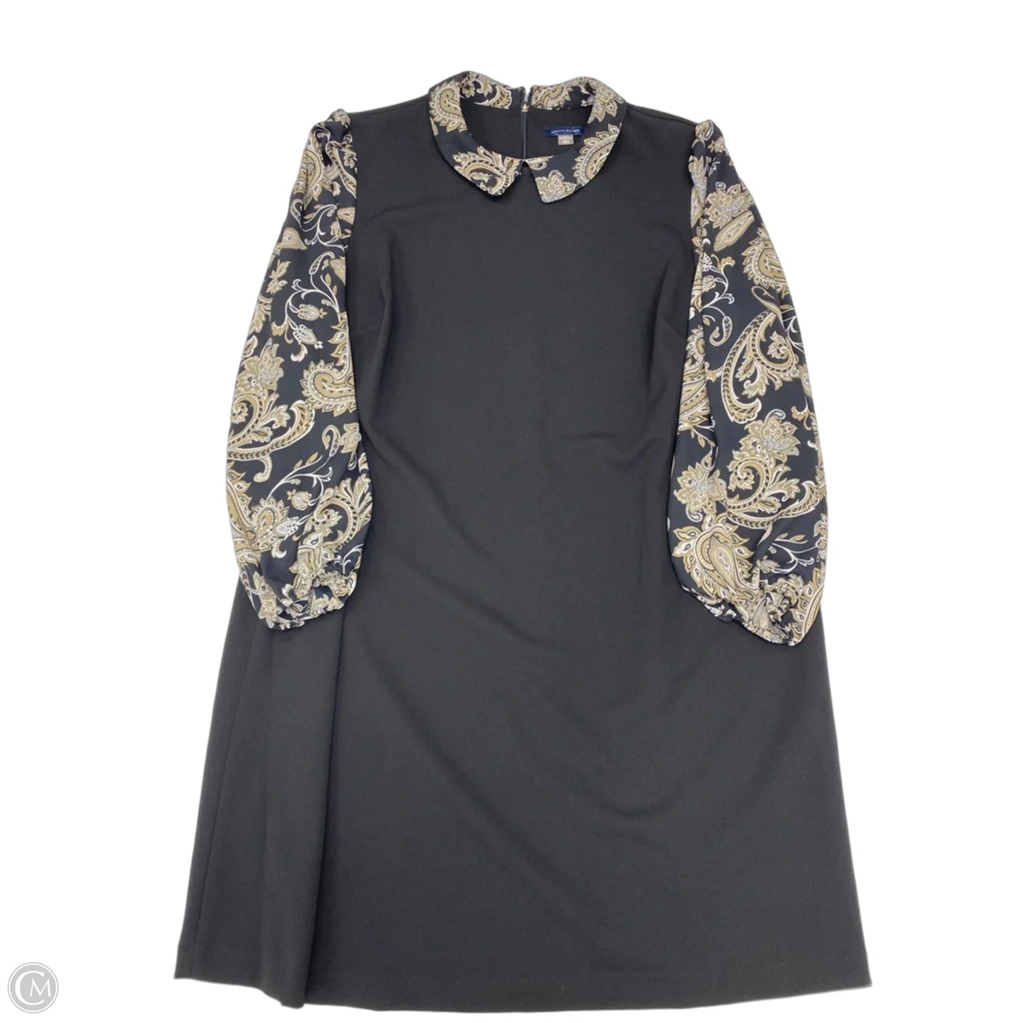 Dress Casual Midi By Tommy Hilfiger In Black & Brown, Size: 2x