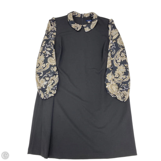 Dress Casual Midi By Tommy Hilfiger In Black & Brown, Size: 2x