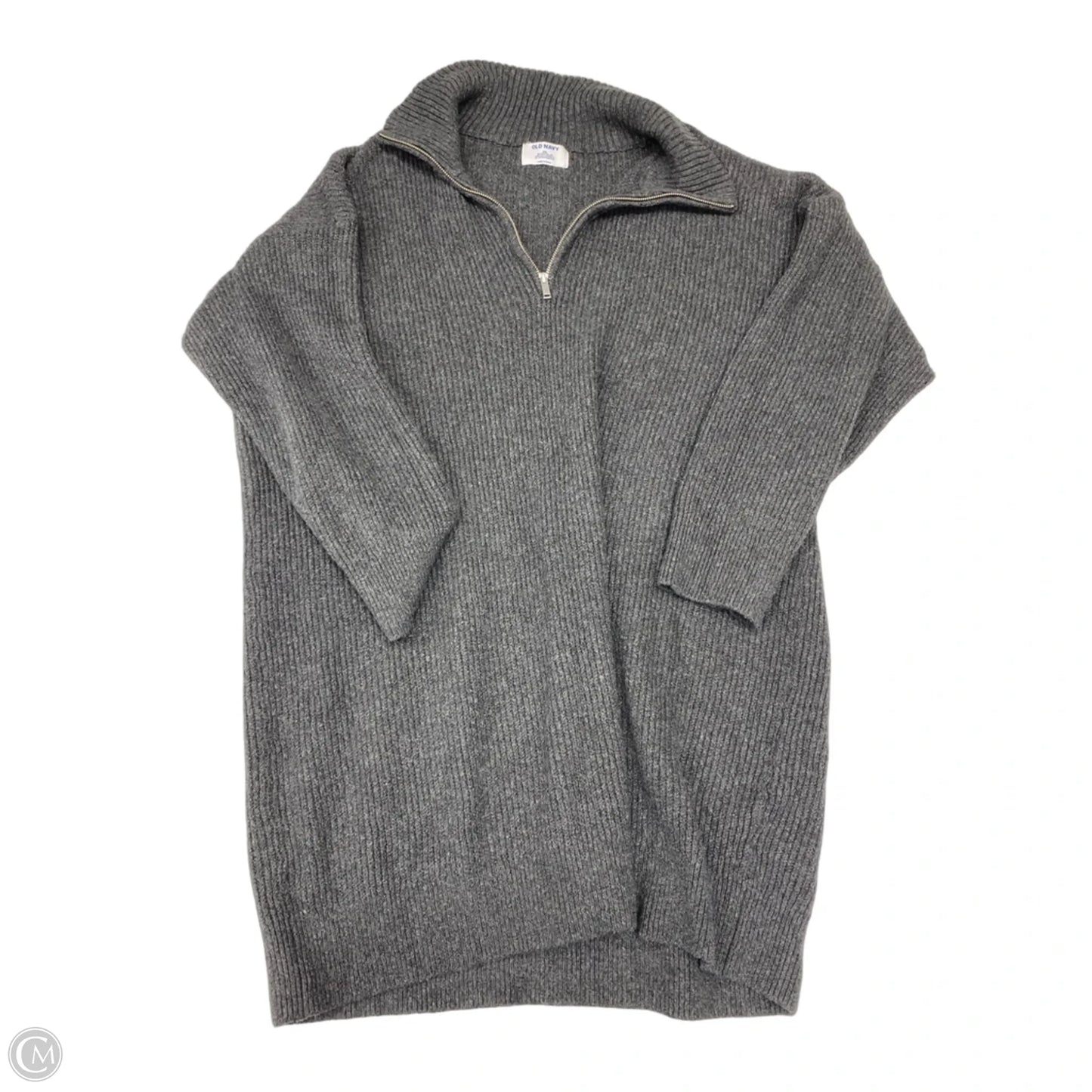 Dress Casual Midi By Old Navy In Grey, Size: Xxl
