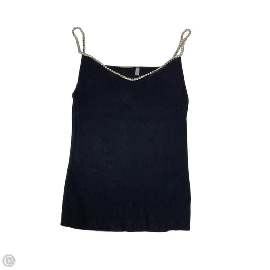 Top Sleeveless By Elie Tahari In Black & Silver, Size: S
