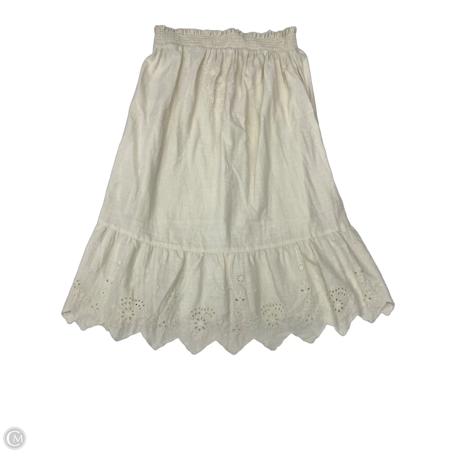 Skirt Maxi By Ana In Cream, Size: L