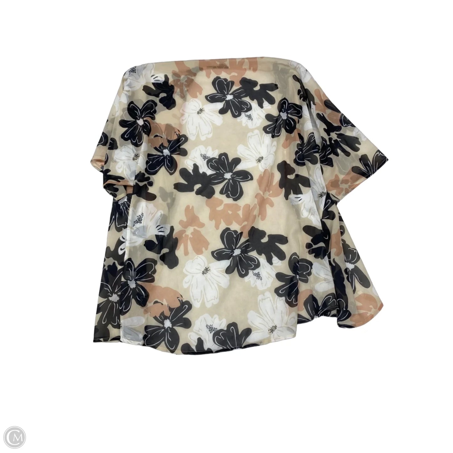 Kimono By Clothes Mentor In Floral Print, Size: Xl