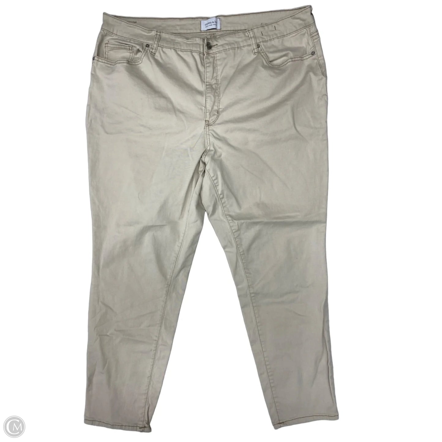 Pants Chinos & Khakis By Crown And Ivy In Beige, Size: 20
