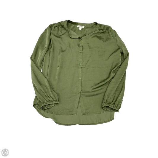Blouse Long Sleeve By On 34th In Green, Size: M