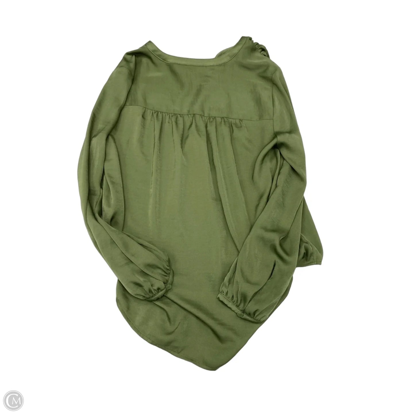 Blouse Long Sleeve By On 34th In Green, Size: M