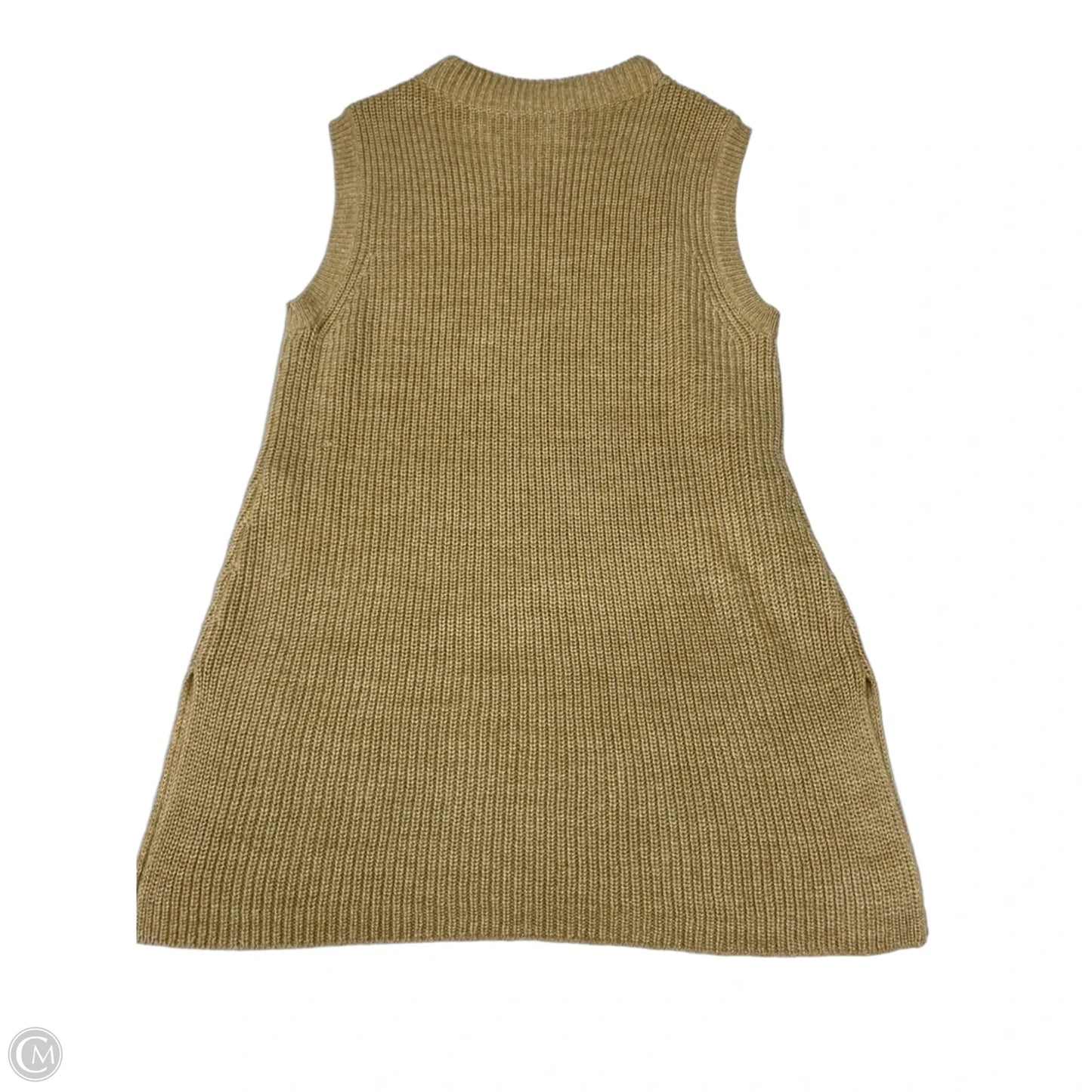 Dress Sweater By Chicos In Brown, Size: L