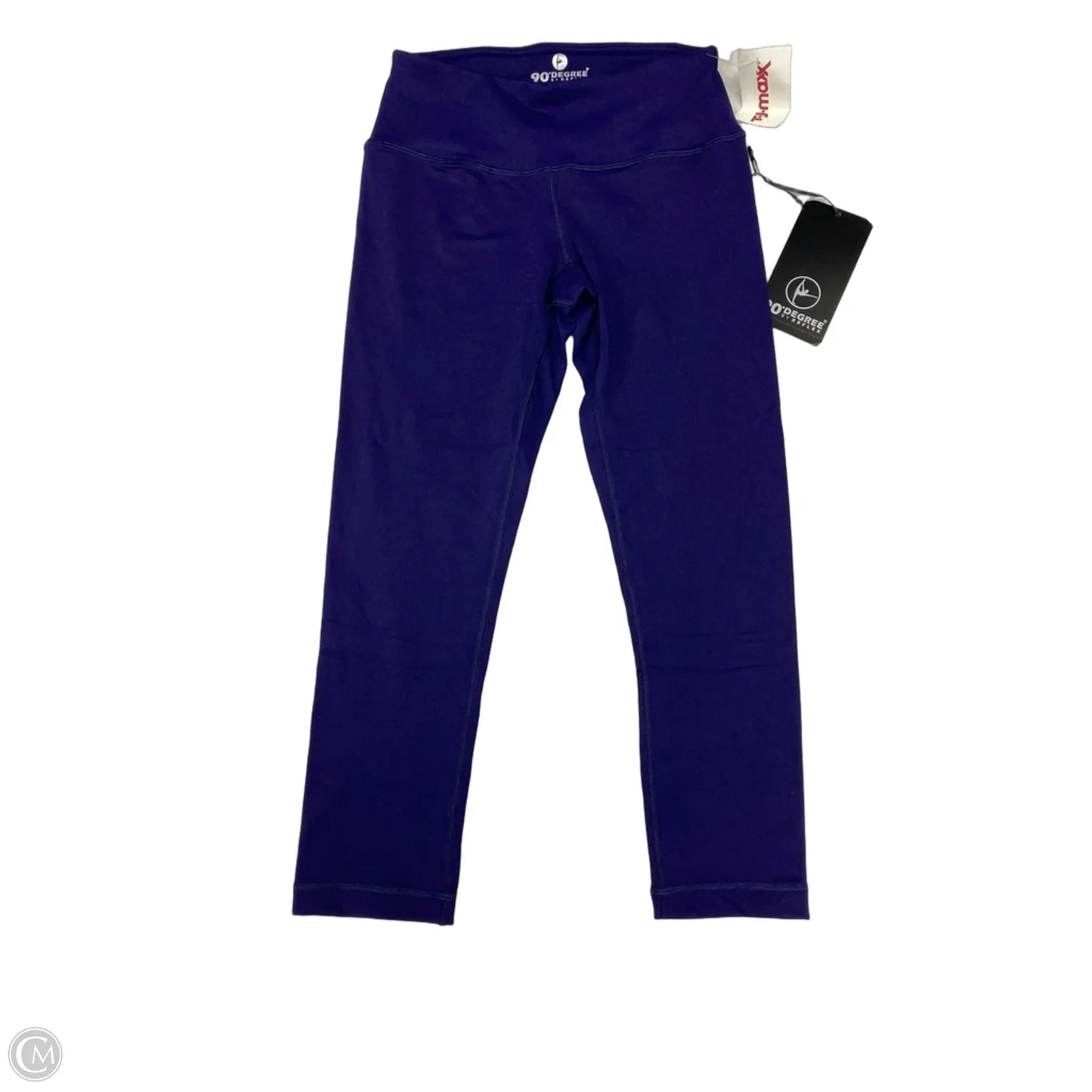 Athletic Leggings Capris By 90 Degrees By Reflex In Purple, Size: Xs