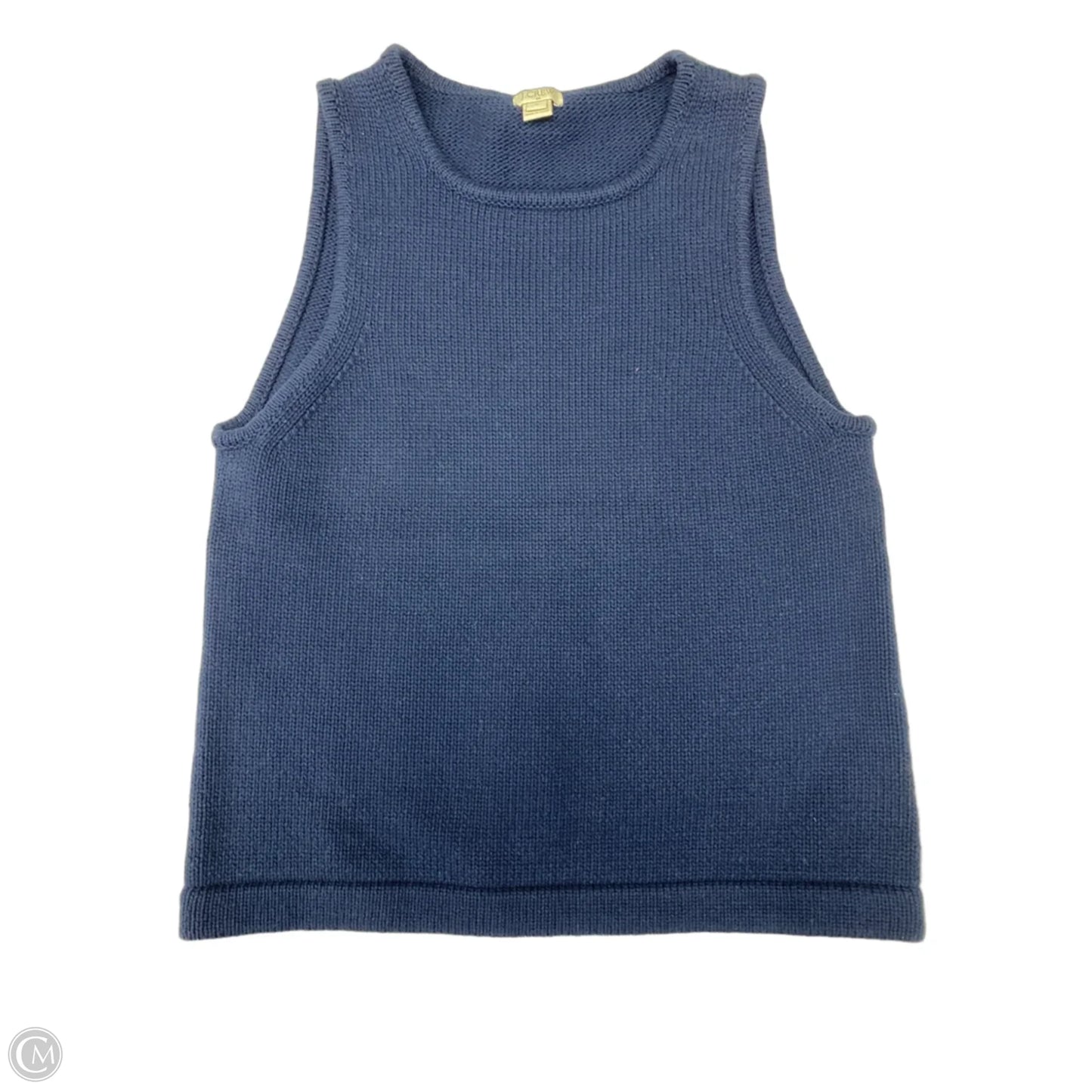 Top Sleeveless By J. Crew In Navy, Size: M