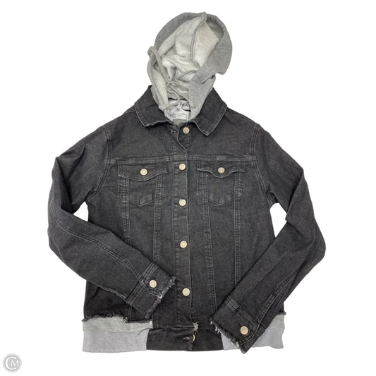 Jacket Denim By White Birch In Black Denim, Size: S