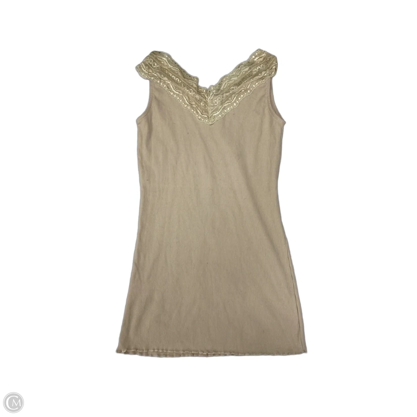Top Sleeveless By Easel In Beige, Size: S