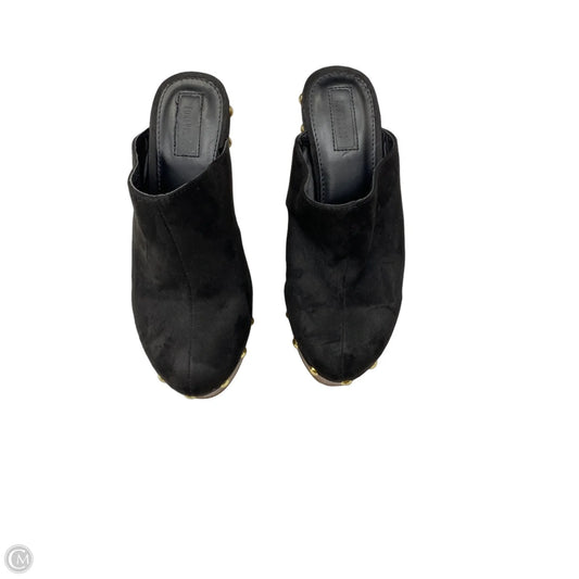 Shoes Heels Platform By Forever 21 In Black, Size: 8