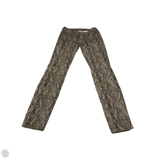 Jeans Straight By London Jean In Animal Print, Size: 4