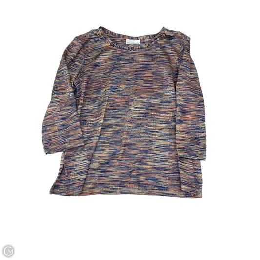 Top 3/4 Sleeve By Alfred Dunner In Multi-colored, Size: Sp