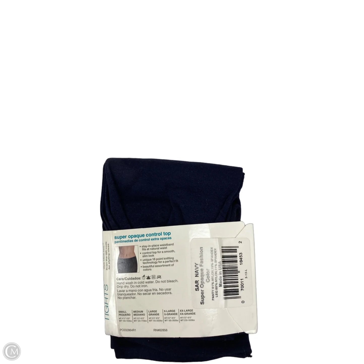 Tights By No Nonsense In Navy, Size: S