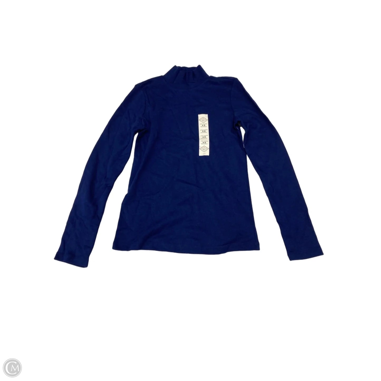 Top Long Sleeve By St Johns Bay In Navy, Size: Xs