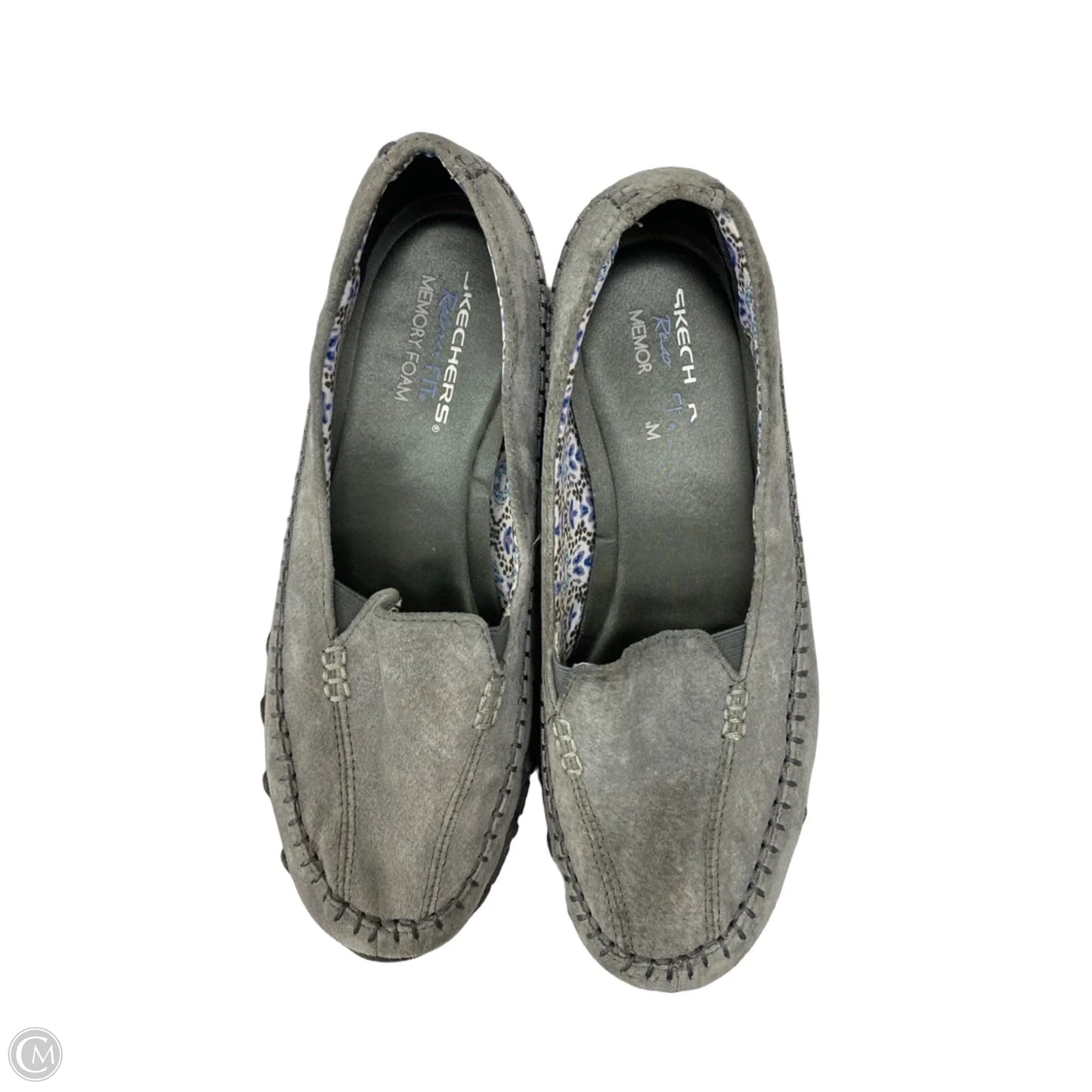 Shoes Flats By Skechers In Grey, Size: 9