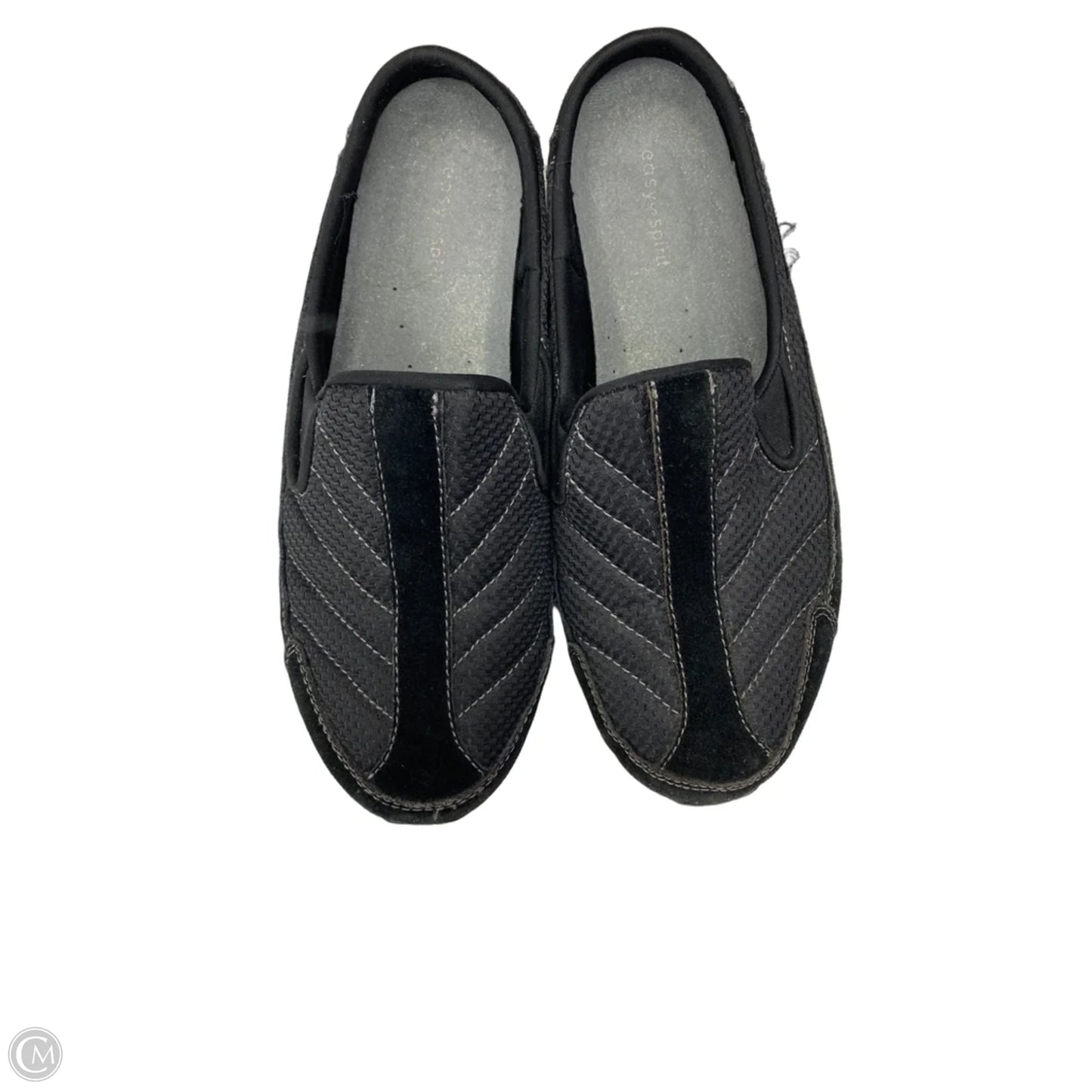 Shoes Flats By Easy Spirit In Black & Grey, Size: 8