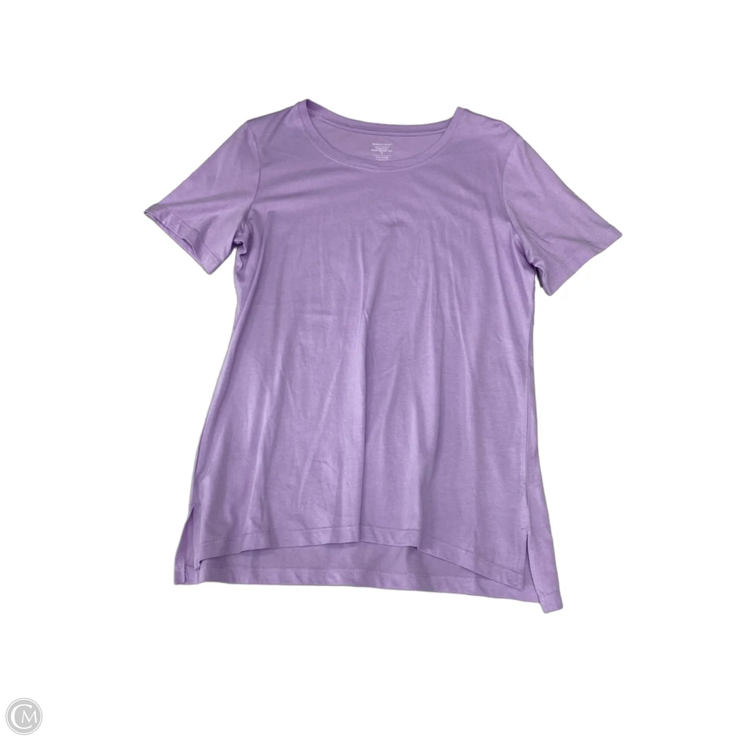 Top Short Sleeve Basic By Members Mark In Purple, Size: S