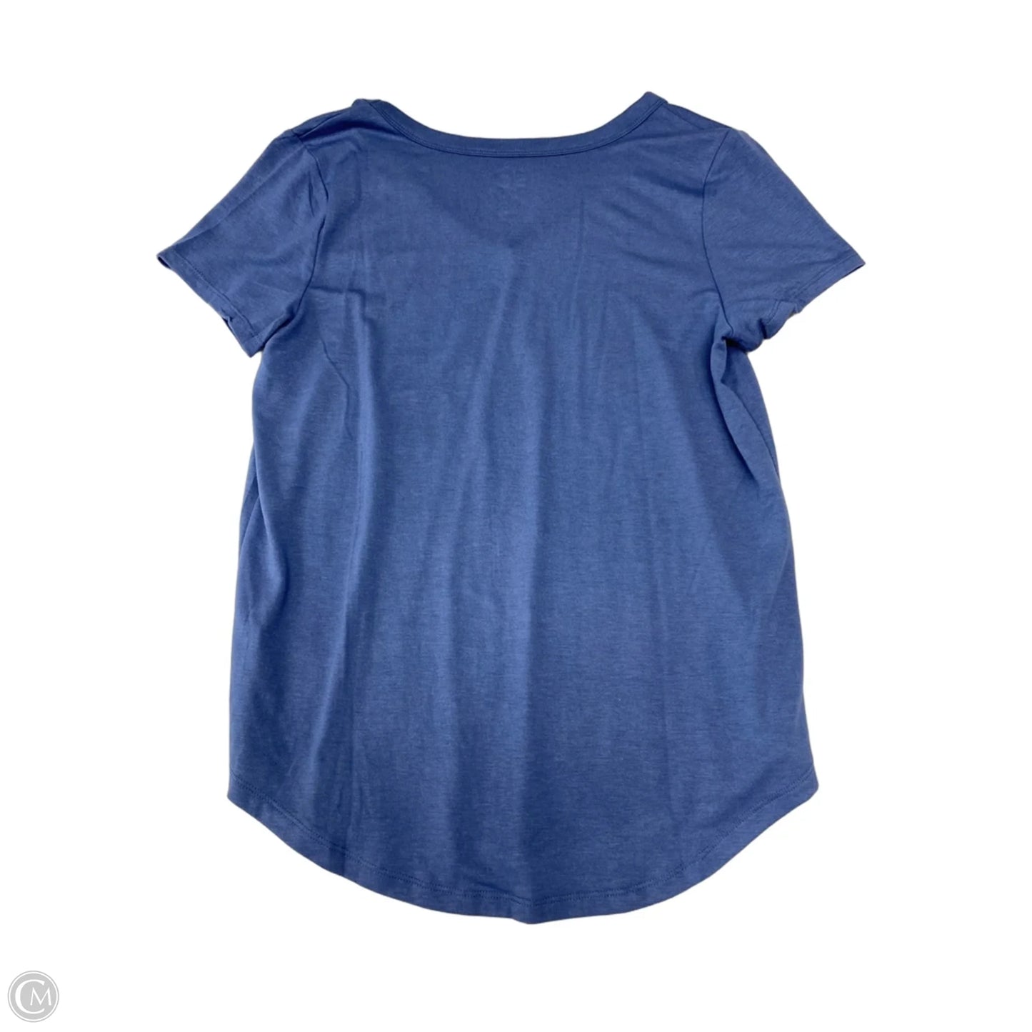 Top Short Sleeve Basic By So In Blue, Size: M