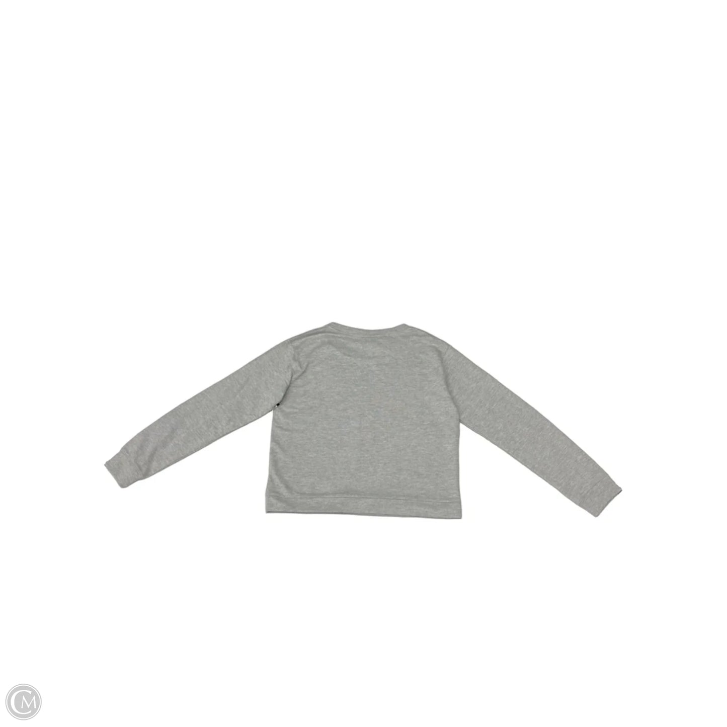 Sweatshirt Crewneck By Bebe In Grey, Size: L