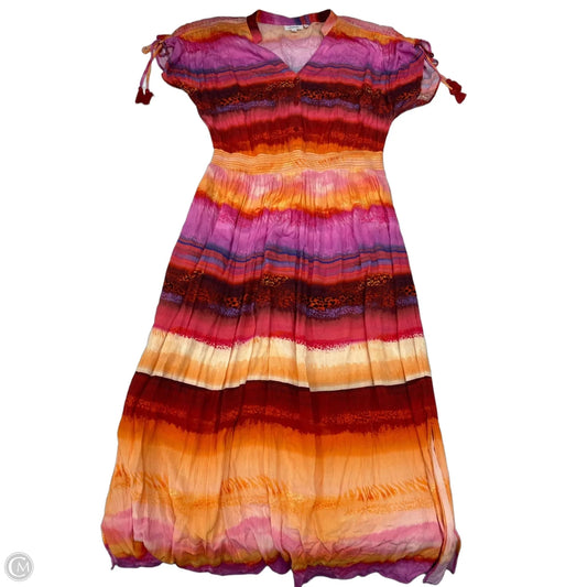 Dress Casual Maxi By Chicos In Multi-colored, Size: L
