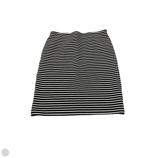 Skirt Mini & Short By Loft In Black & White, Size: 8
