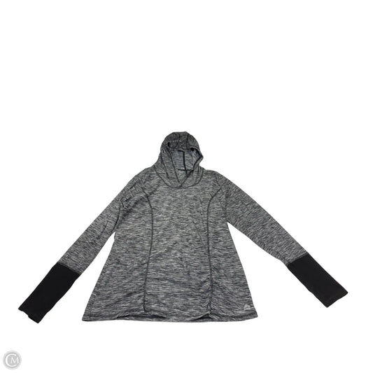 Athletic Sweatshirt Hoodie By Rbx In Grey, Size: Xl