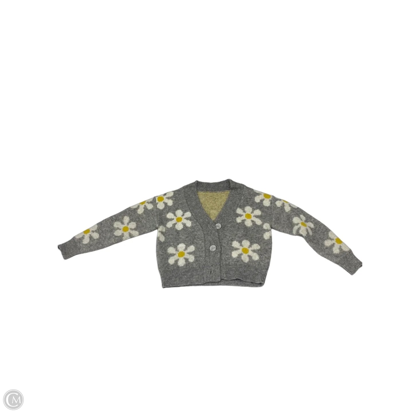 Cardigan By Clothes Mentor In Grey, Size: S