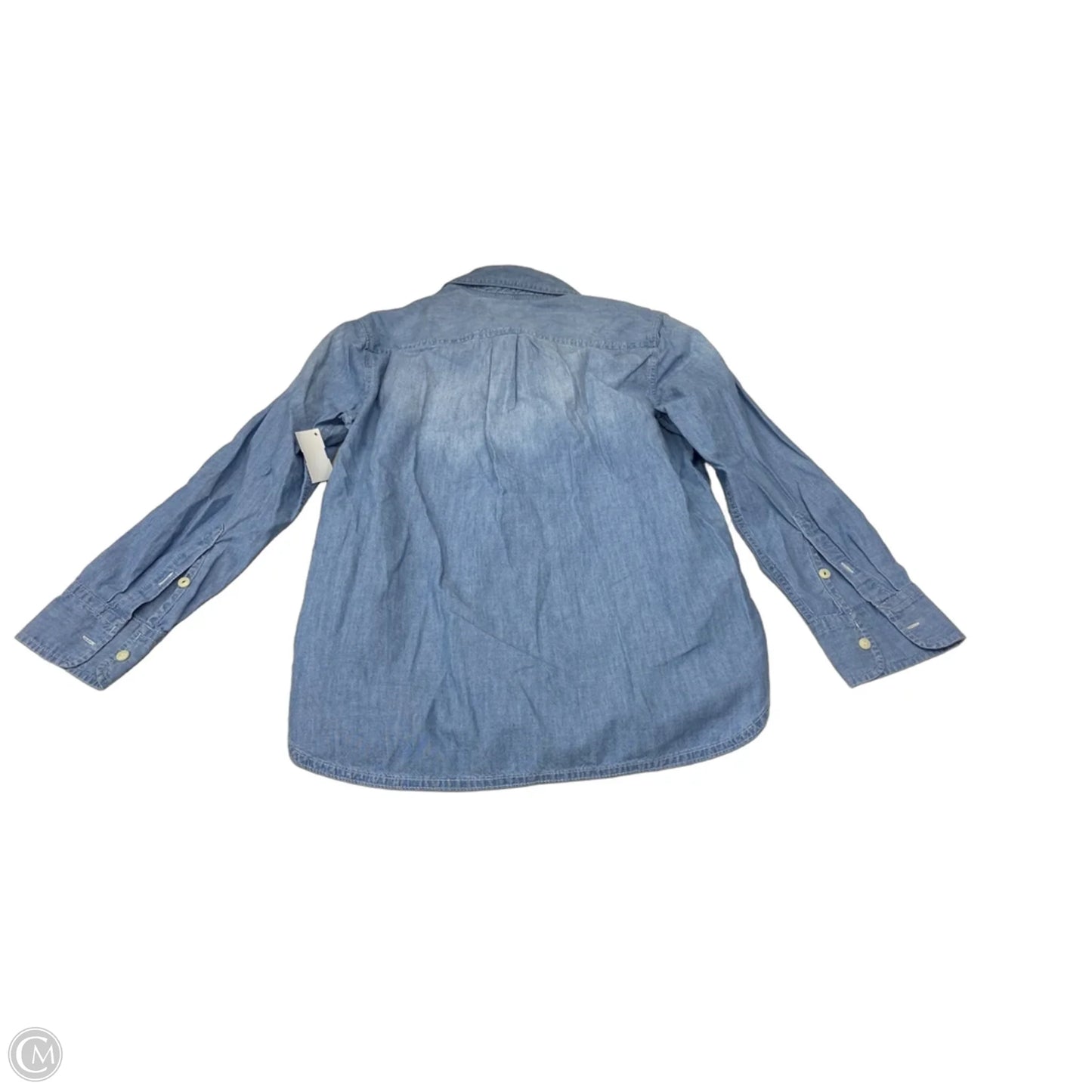 Top Long Sleeve By J. Crew In Blue, Size: Sp