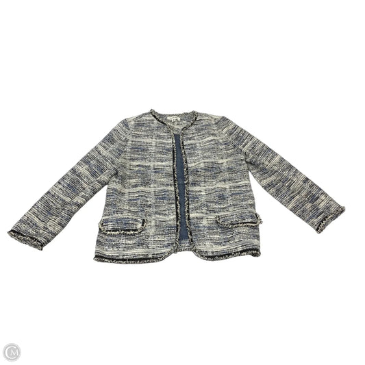 Blazer By Max Studio In Blue & Cream, Size: Xs