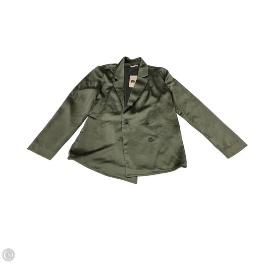 Blouse Long Sleeve By Como Vintage In Green, Size: Xs