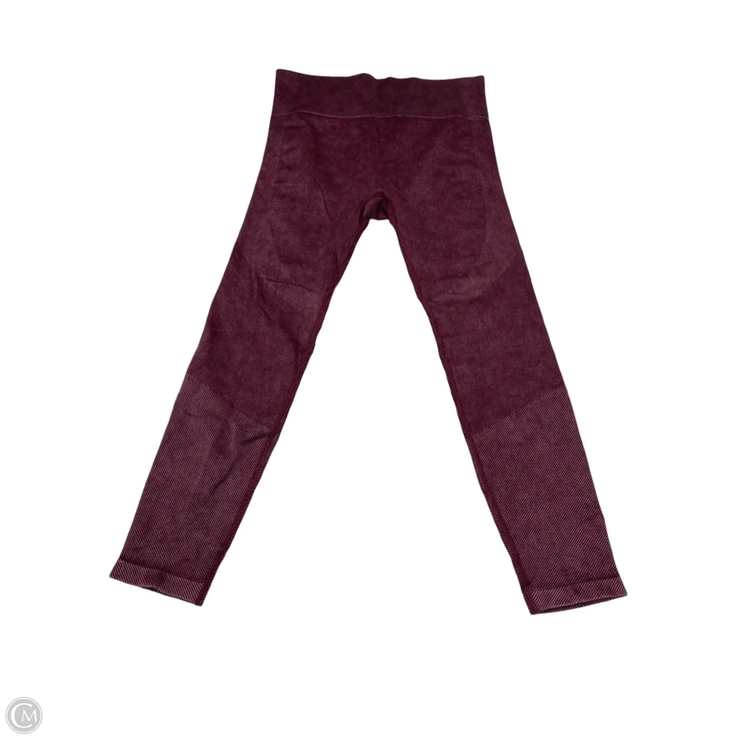 Athletic Leggings By Joy Lab In Maroon, Size: L