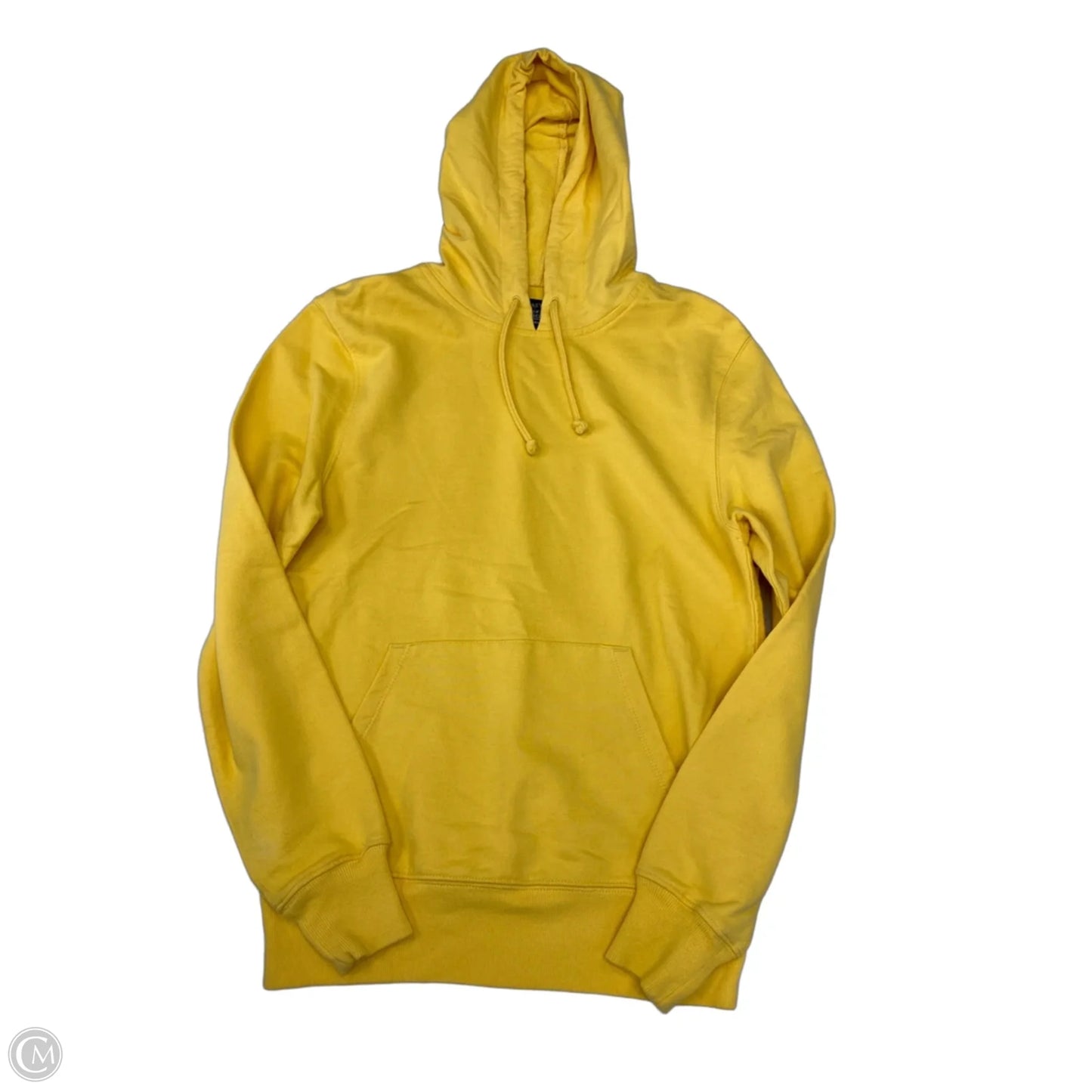 Sweatshirt Hoodie By J. Crew In Yellow, Size: S