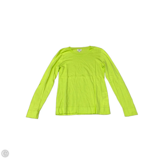 Top Long Sleeve By J. Crew In Chartreuse, Size: S