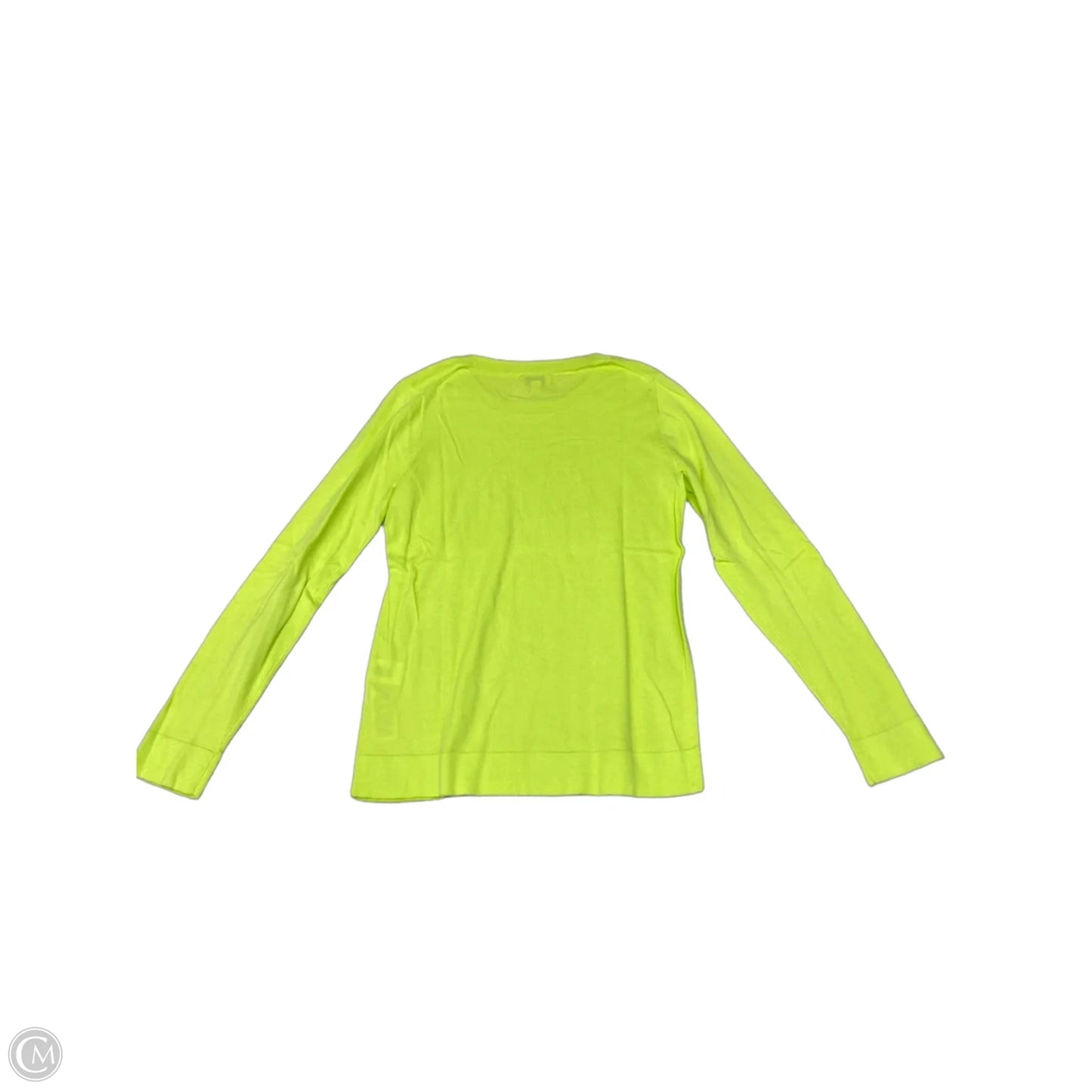 Top Long Sleeve By J. Crew In Chartreuse, Size: S