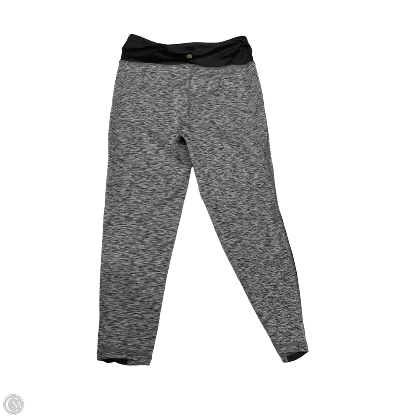 Athletic Capris By Clothes Mentor In Black & Grey, Size: M
