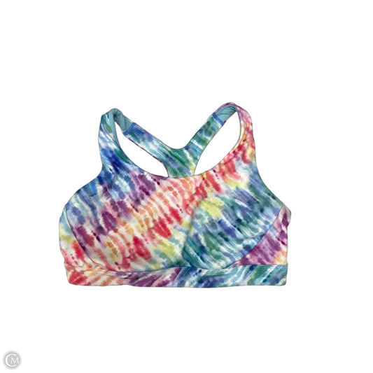 Athletic Bra By Athleta In Multi-colored, Size: L