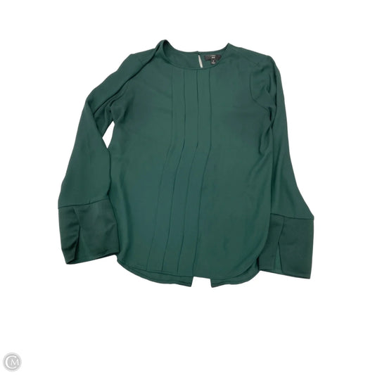 Blouse Long Sleeve By J. Crew In Green, Size: S