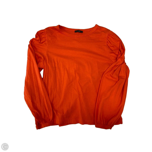 Top Long Sleeve By J. Crew In Orange, Size: M