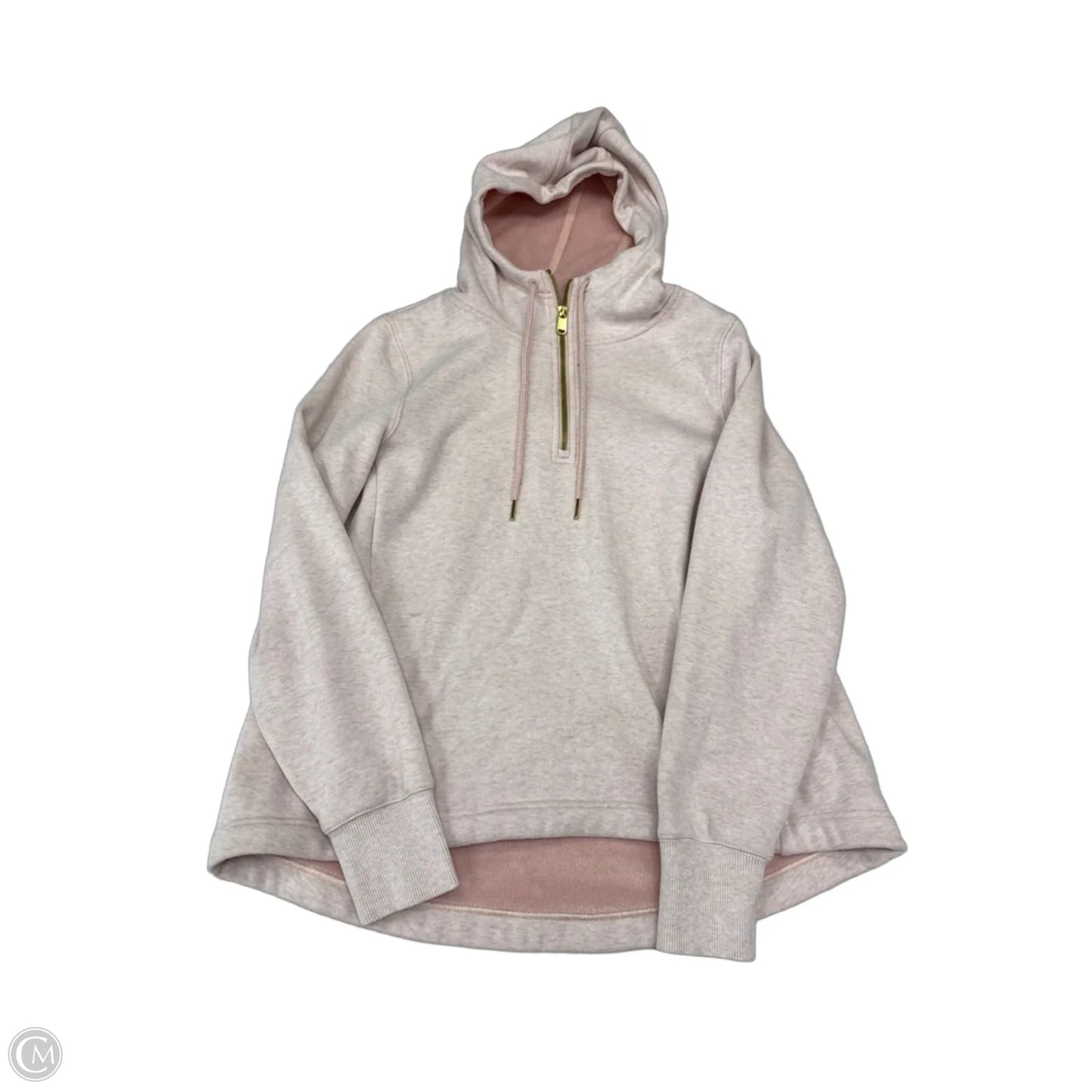 Sweatshirt Hoodie By Athleta In Pink, Size: M