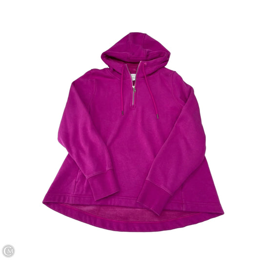 Sweatshirt Hoodie By Athleta In Purple, Size: M