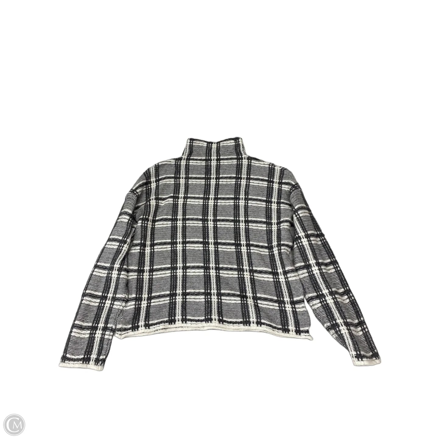 Sweater By Rachel Zoe In Cream & Grey, Size: M