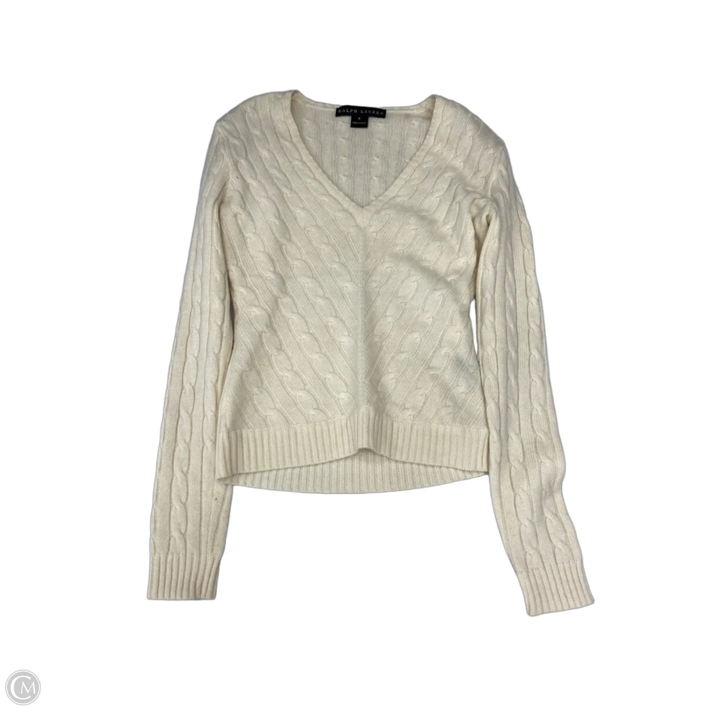 Sweater By Ralph Lauren In Cream, Size: M