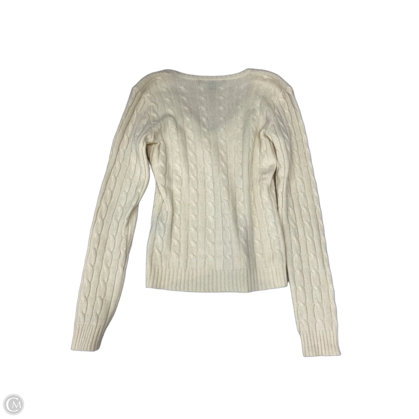 Sweater By Ralph Lauren In Cream, Size: M